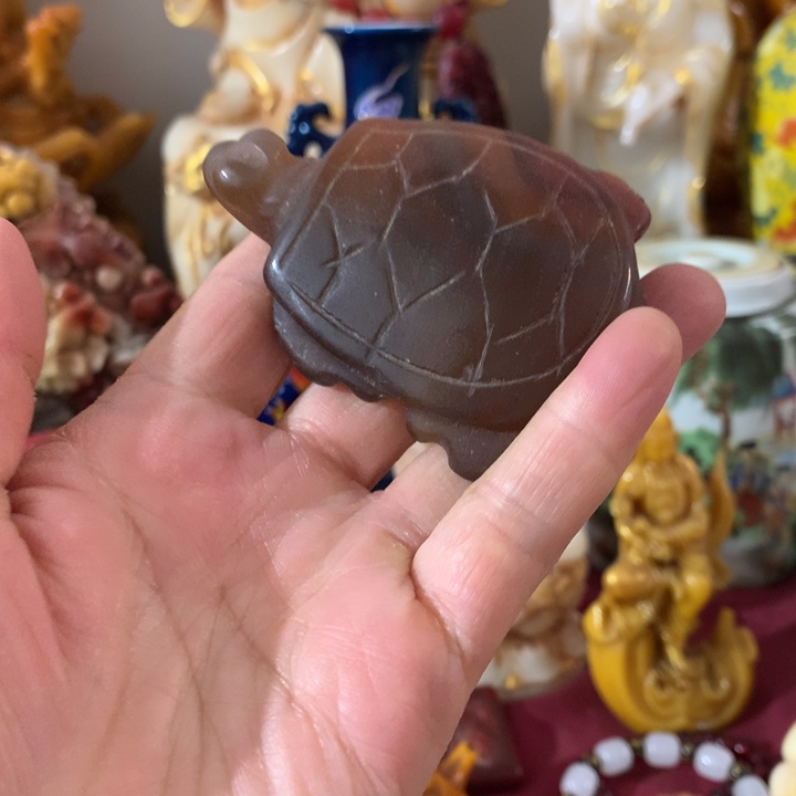 石材摆件的时候还在犹豫