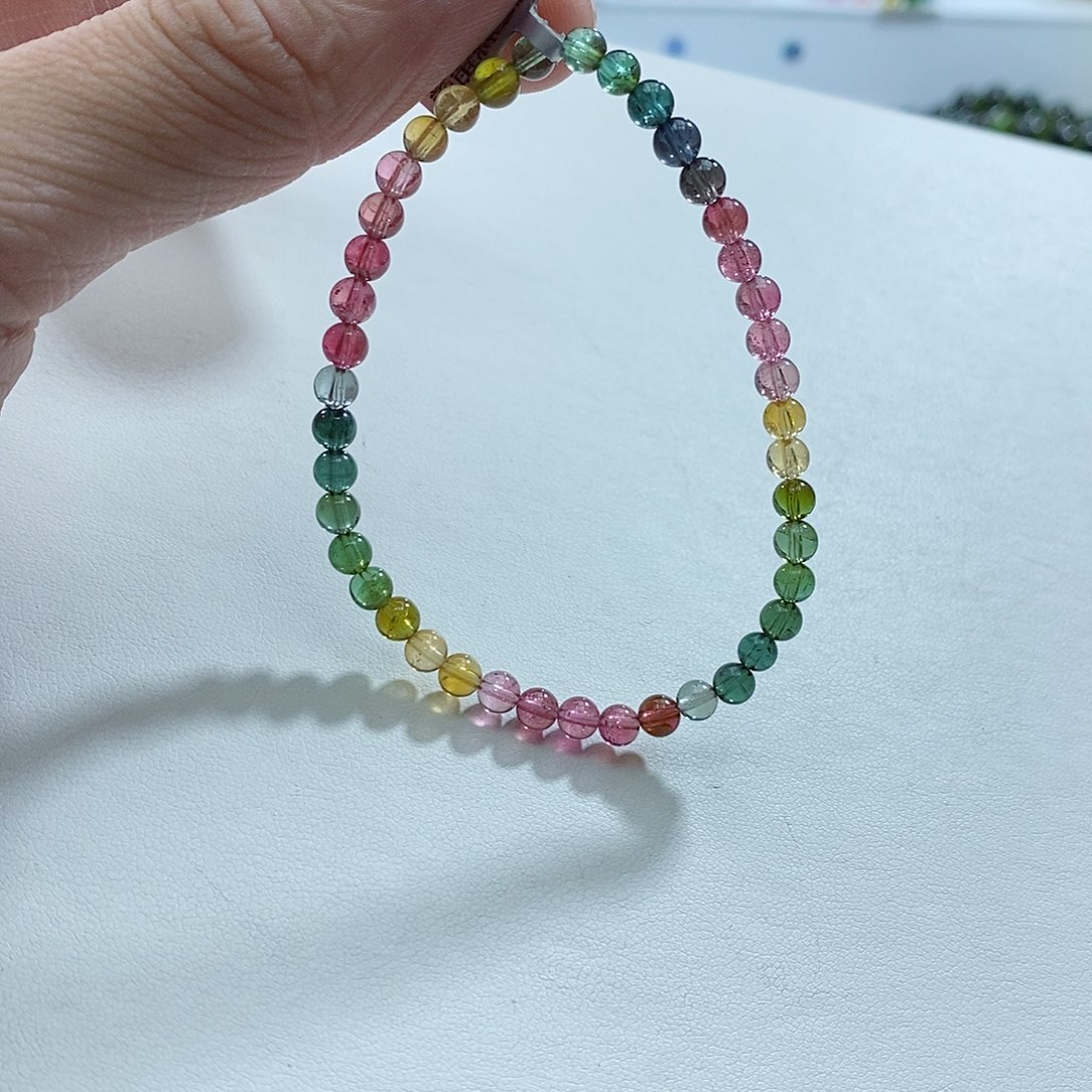 碧玺手链未镶嵌手链