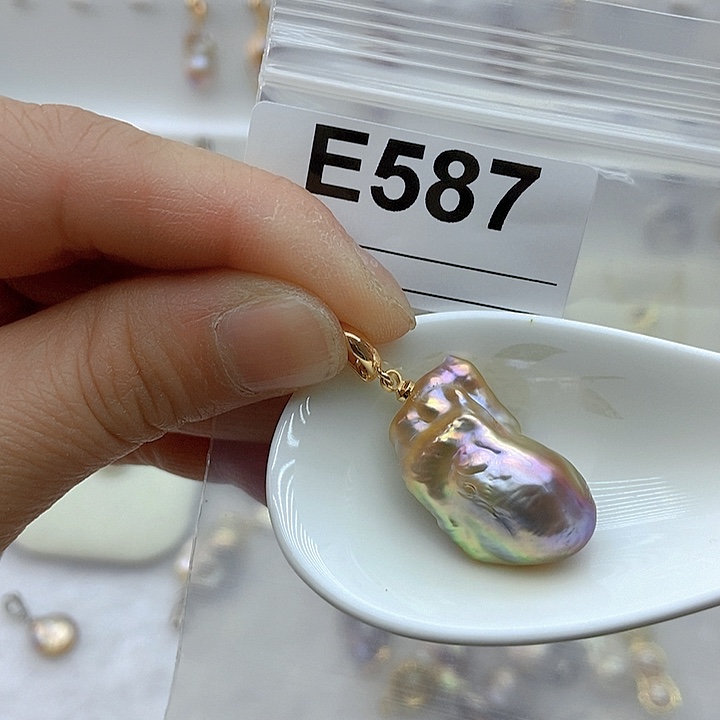 淡水珍珠颈饰银S925镶嵌