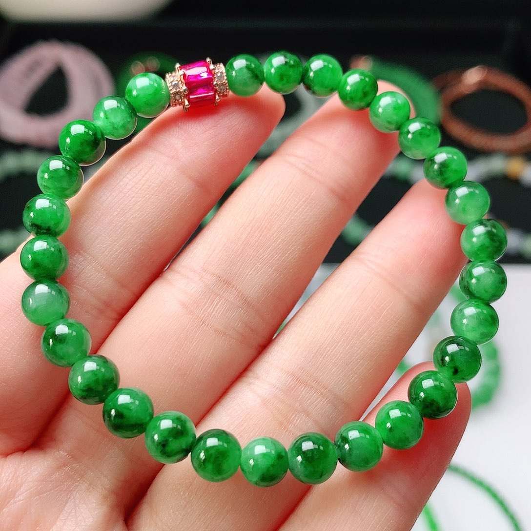 未镶嵌手链翡翠翡翠