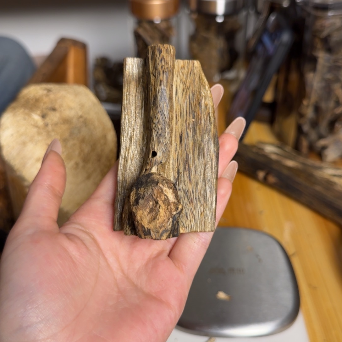 沉香陆河虫漏24克