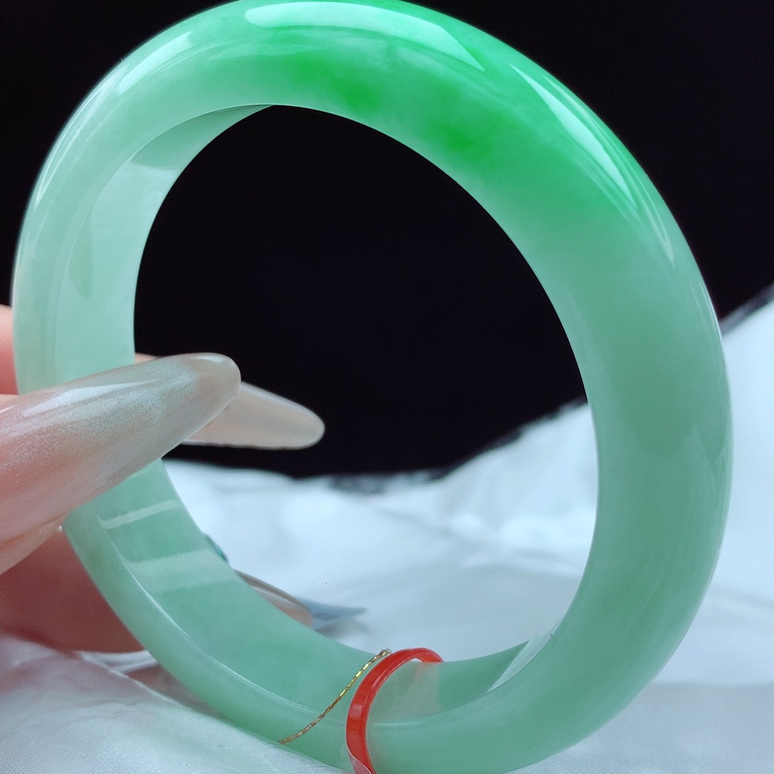 未镶嵌手镯翡翠55圈781宽版