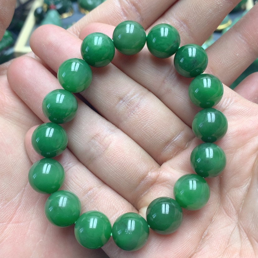 【闪购商品】和田玉（碧玉）手链未镶嵌