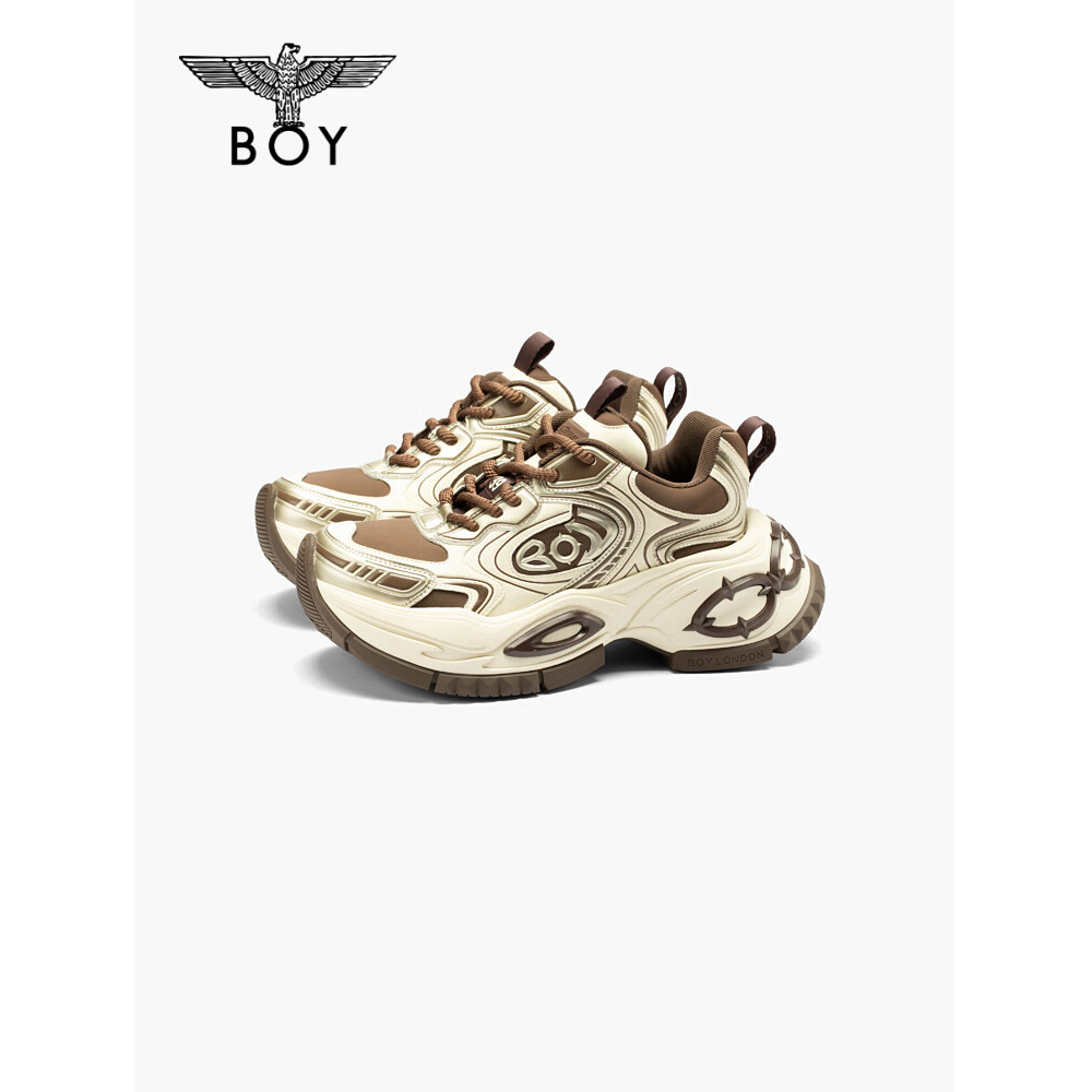 BOY LONDON【暮光棕】2025秋季新情侣款减震透气潮流老爹鞋N79031