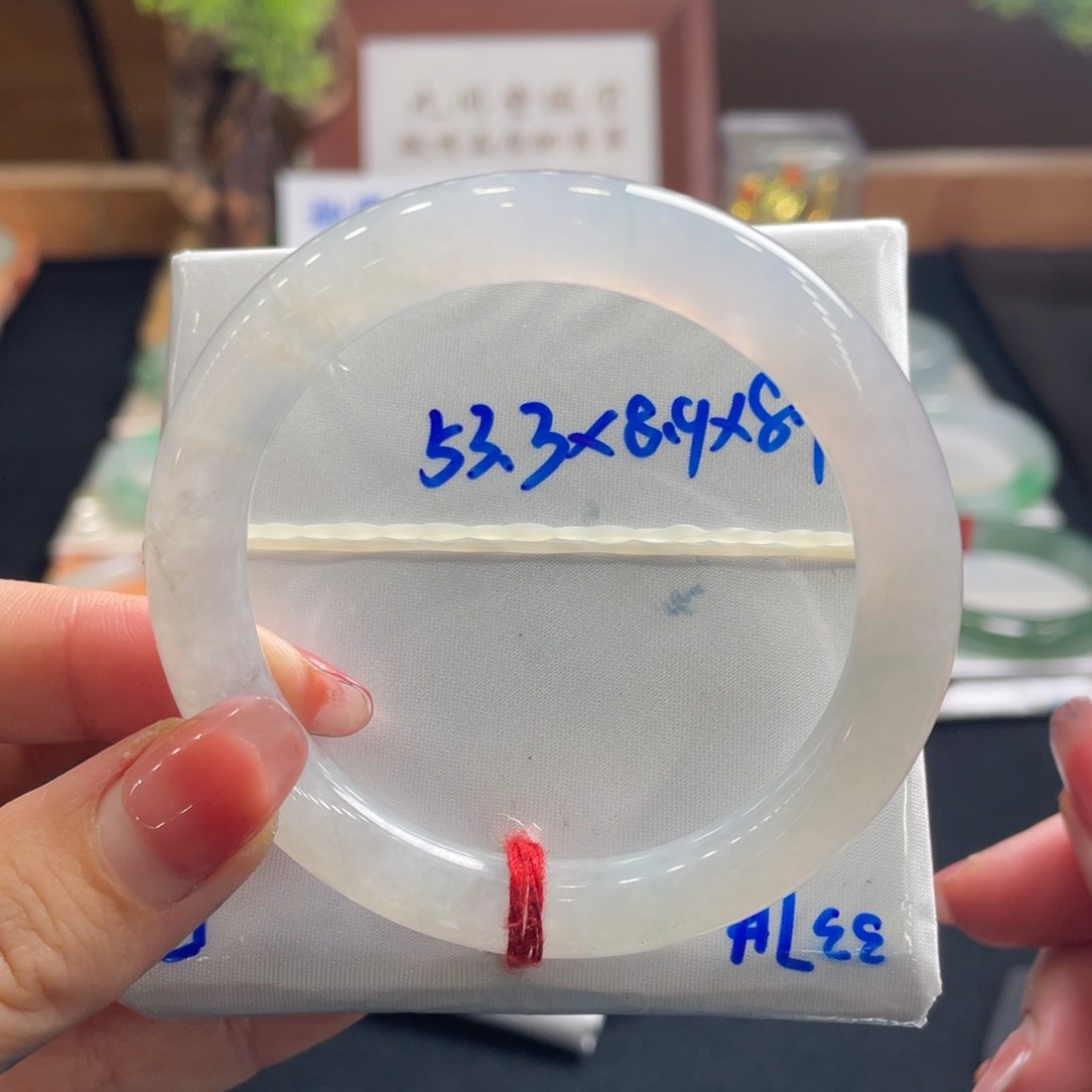 翡翠手镯未镶嵌53.3天然A货
