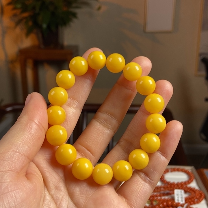 琥珀手链未镶嵌蜜蜡手串12