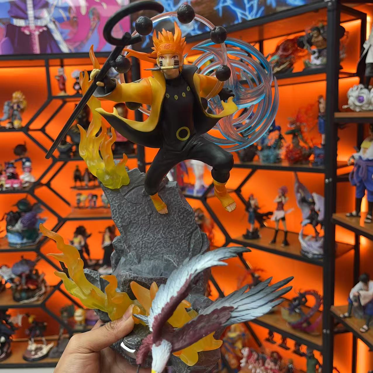 【onepiece严选】火影 六道鸣人 高度36cm 手办雕像