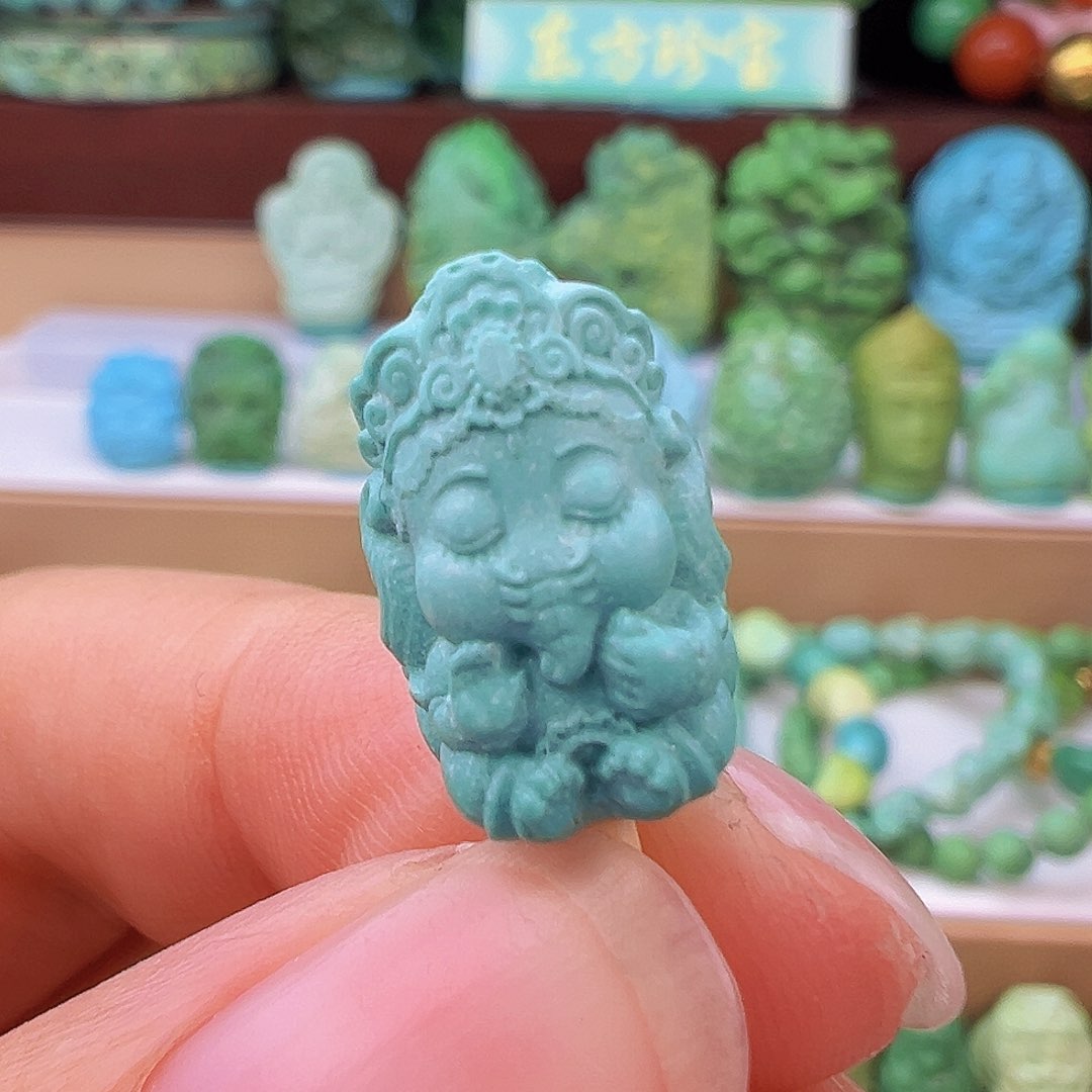 未镶嵌绿松石项链