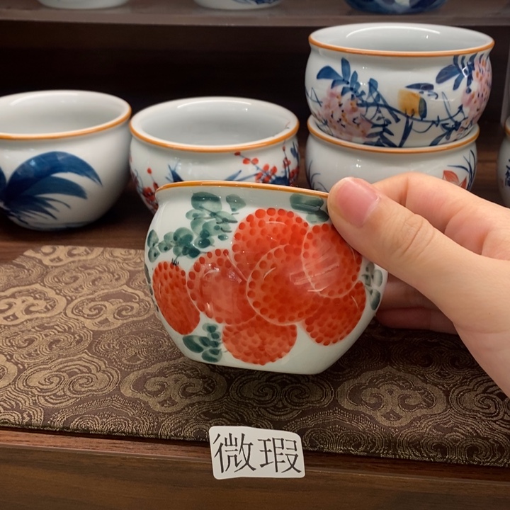 釉下老陶泥手工绘制