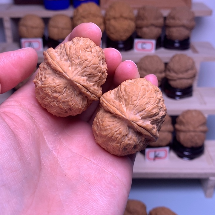 文玩核桃把件11南瓜头38尺45克