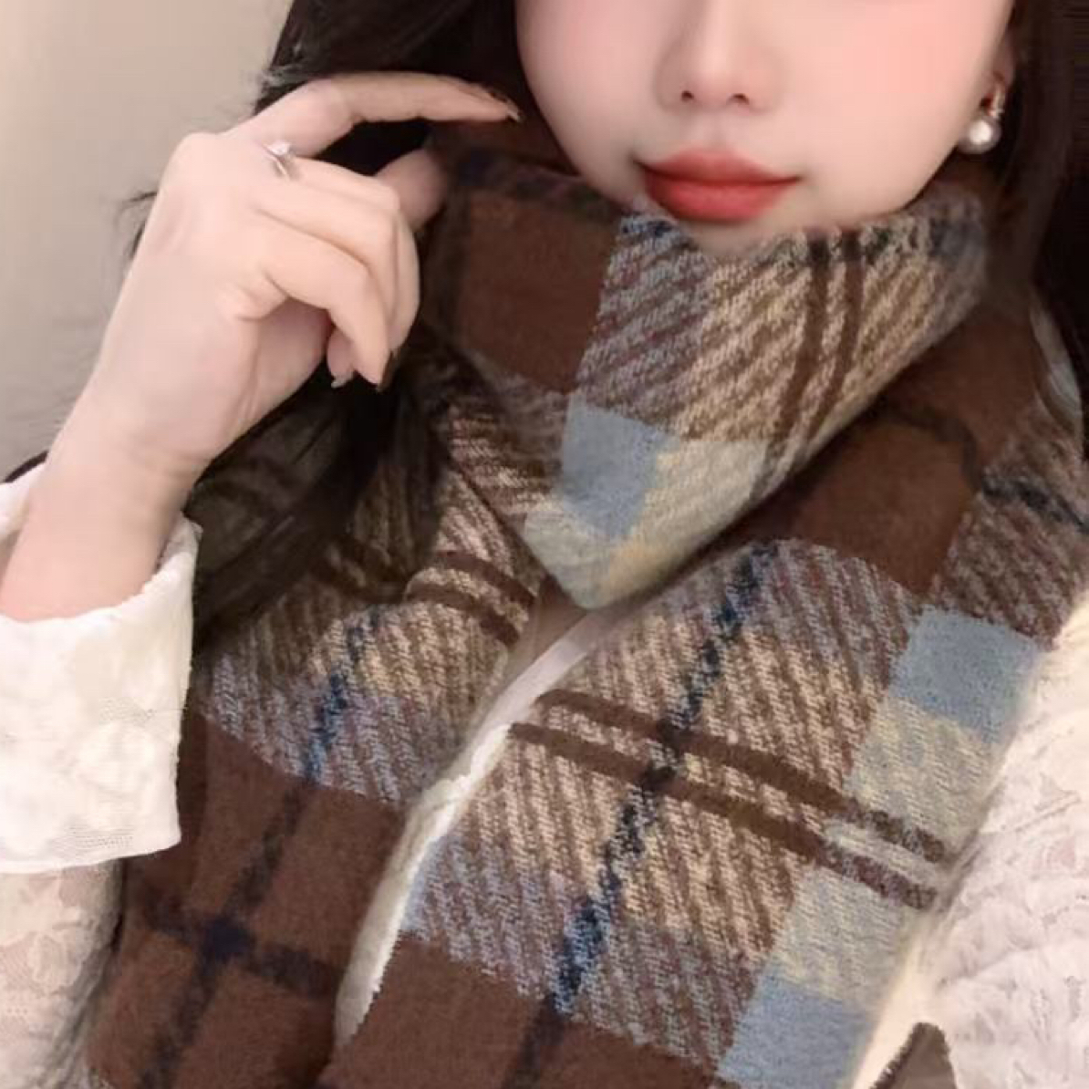 焕焕家  百搭款保暖围巾