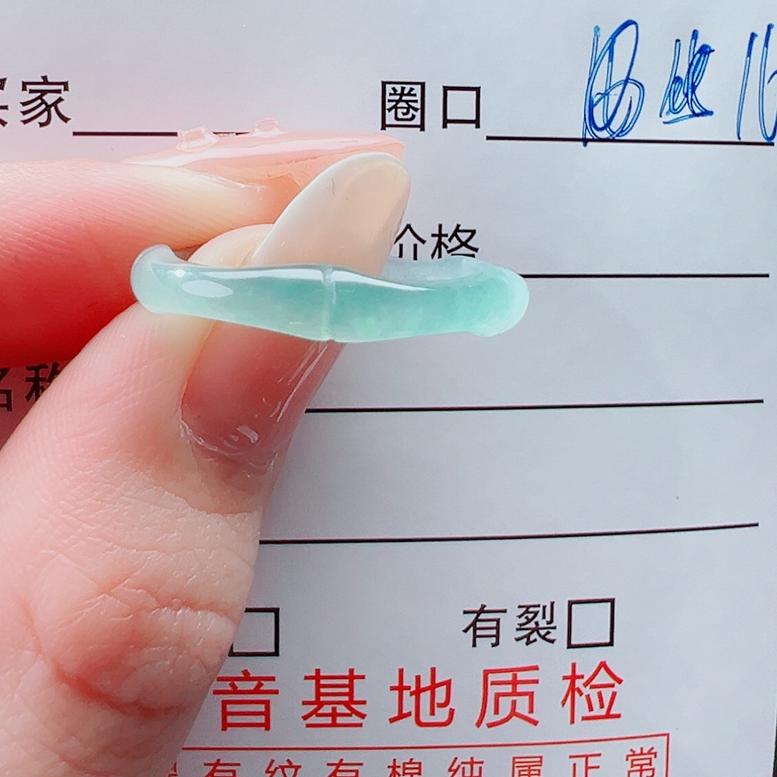 未镶嵌戒指翡翠P****晗戒圈