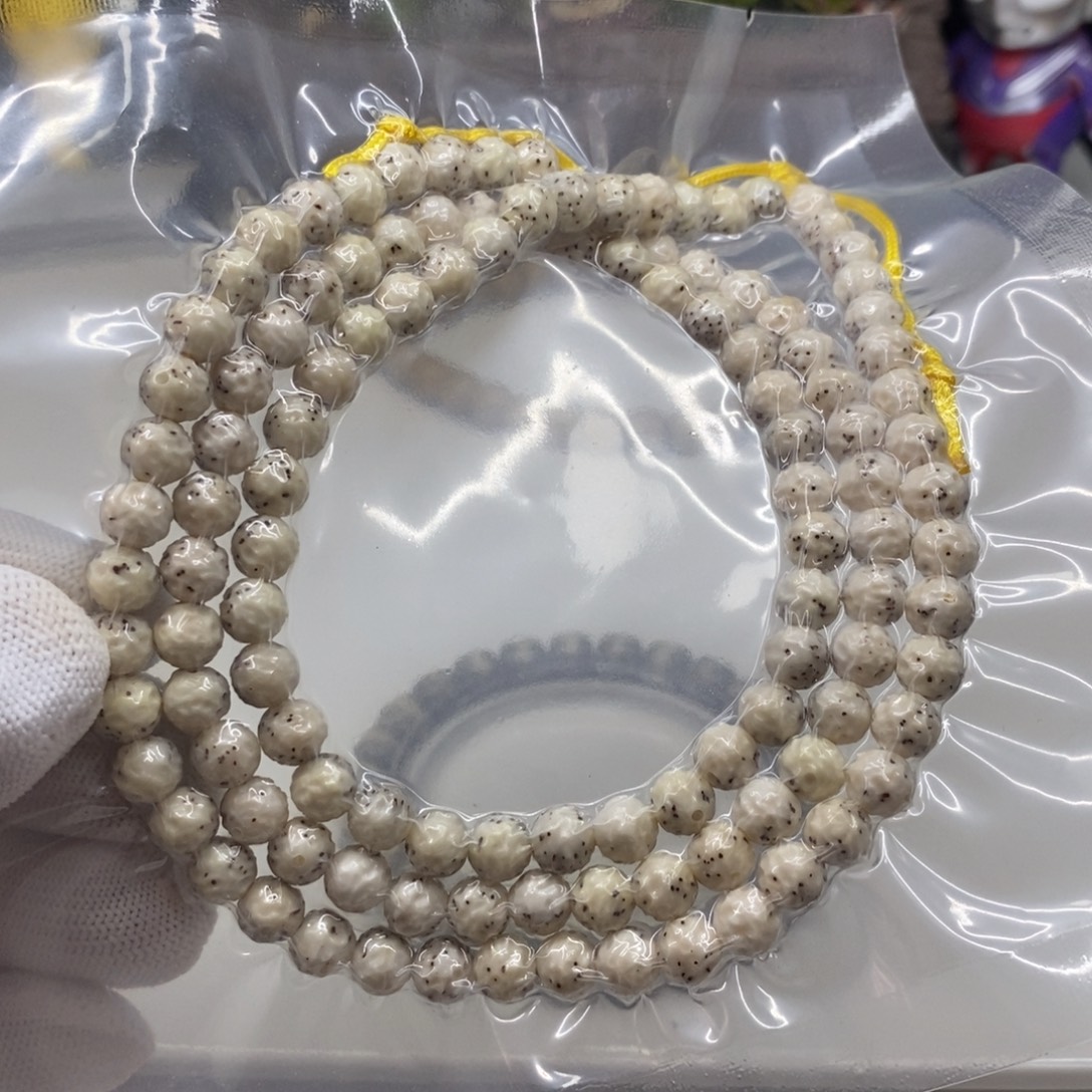 吊坠星月菩提7圆珠精工雕刻