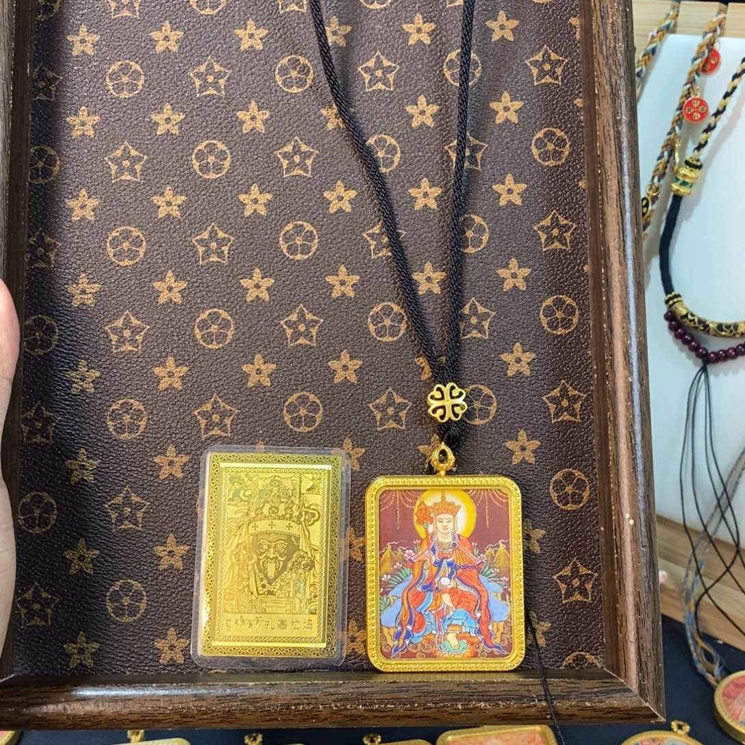 吊坠单面唐卡地藏