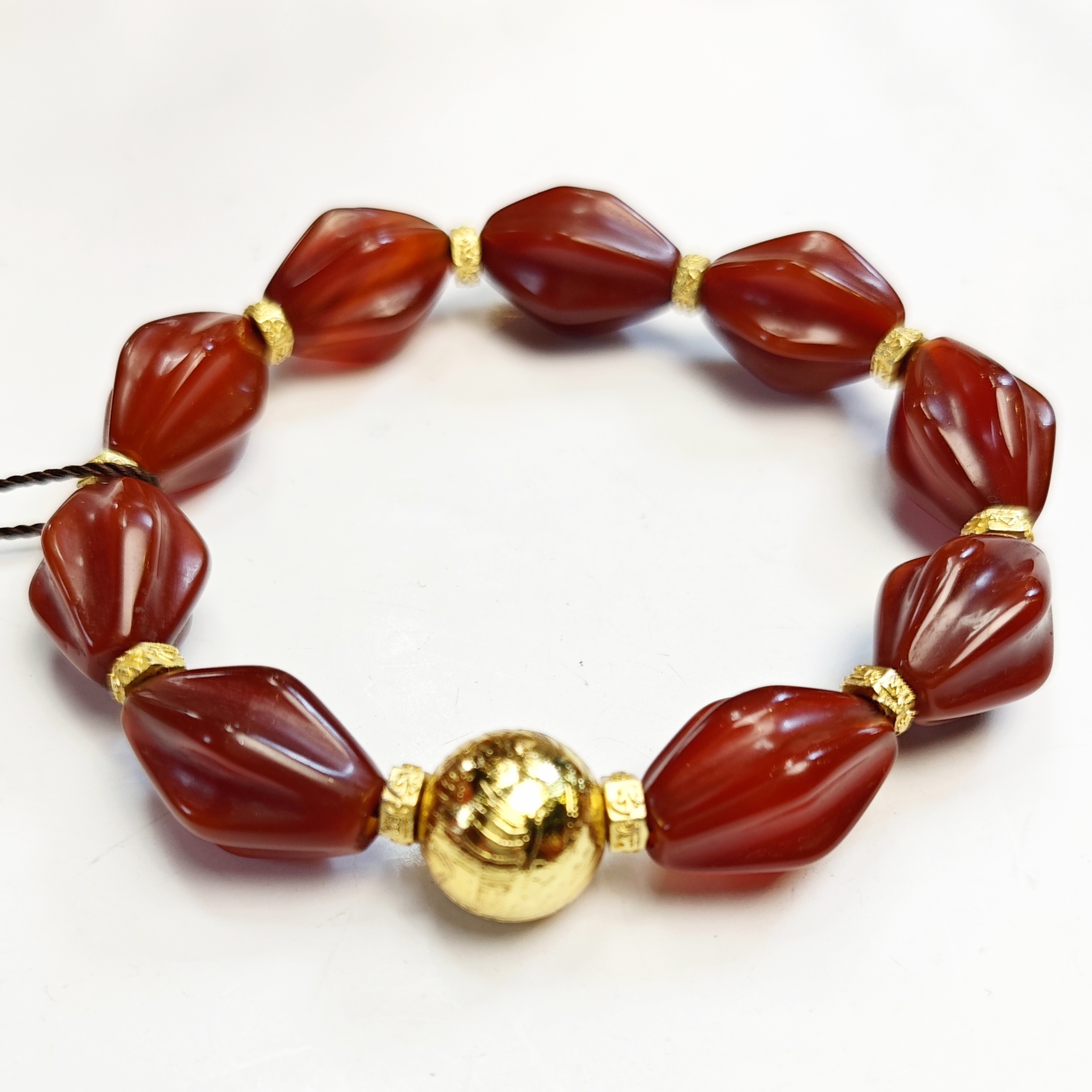 【宝韵】玛瑙手串天铁KC6002