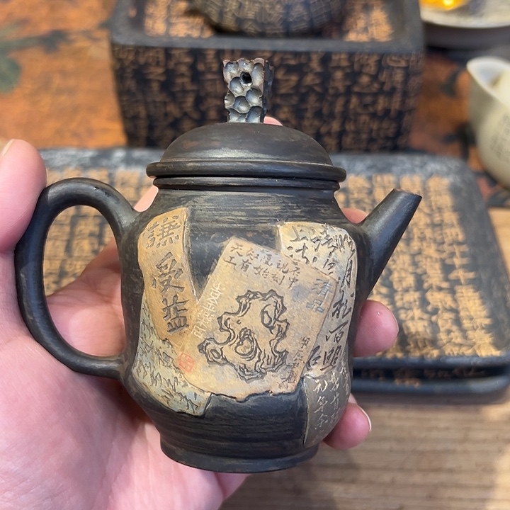 壶建水紫陶全手工