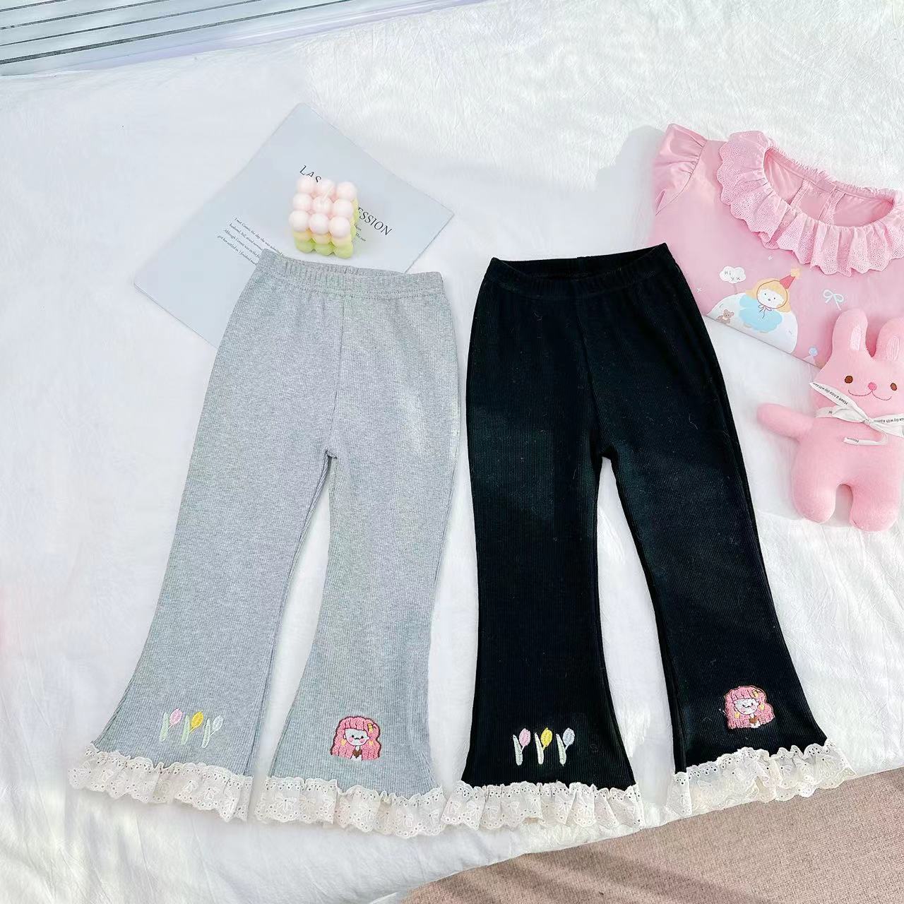 【Dannirabbit】*可爱童趣+柔软亲肤+美人鱼*女童喇叭裤 D-A221