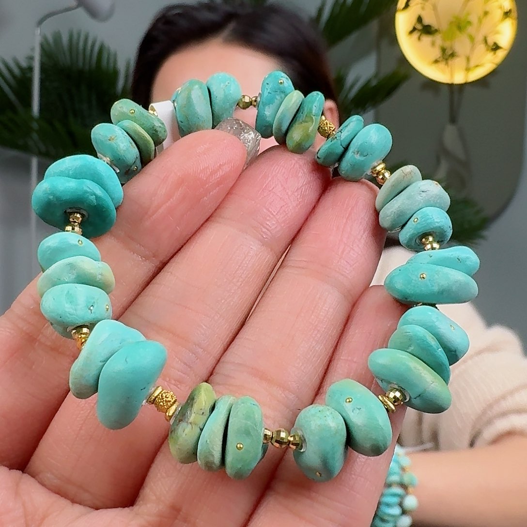 绿松石珠宝奇石未镶嵌