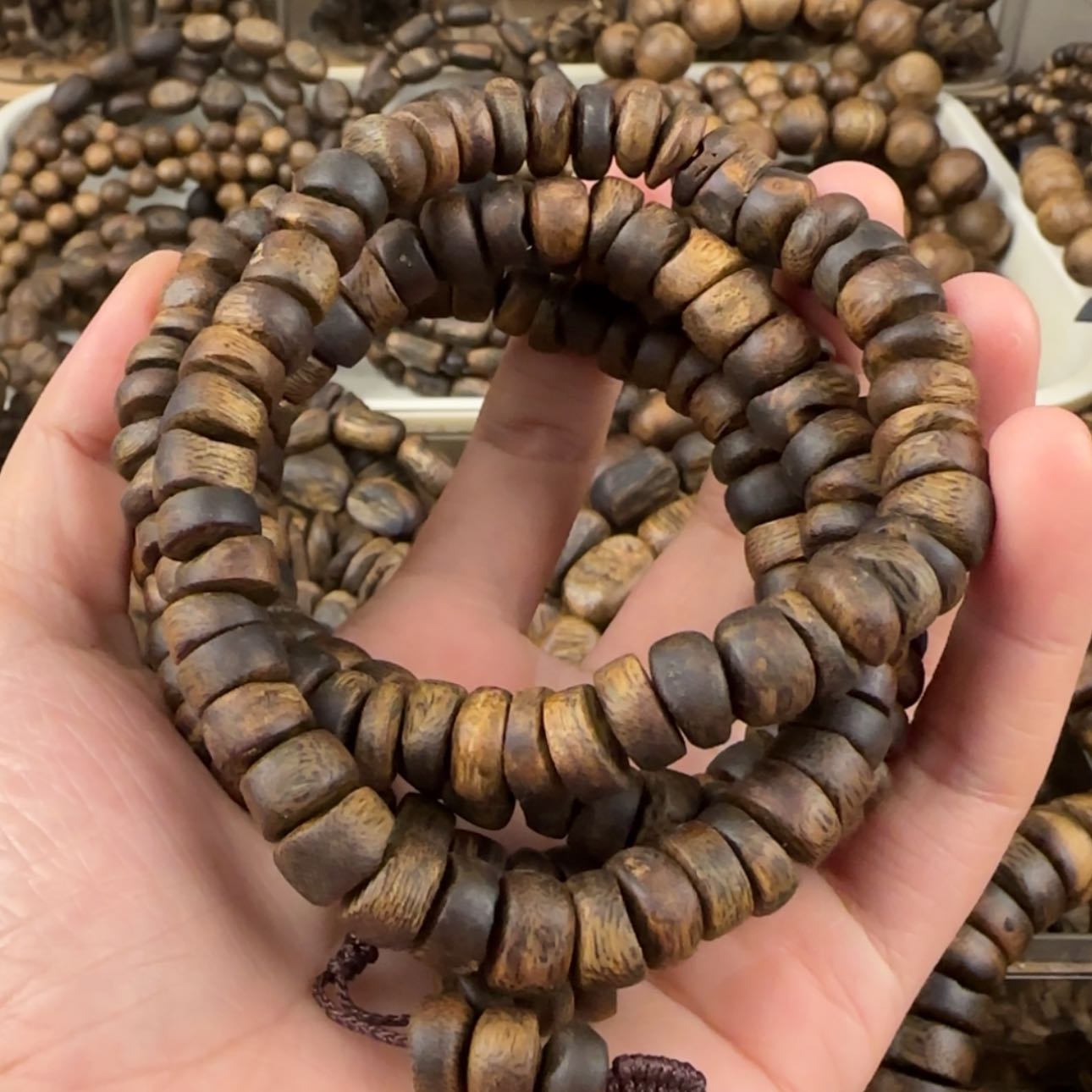 【闪购商品】沉香手串无**刚奇楠手串40克