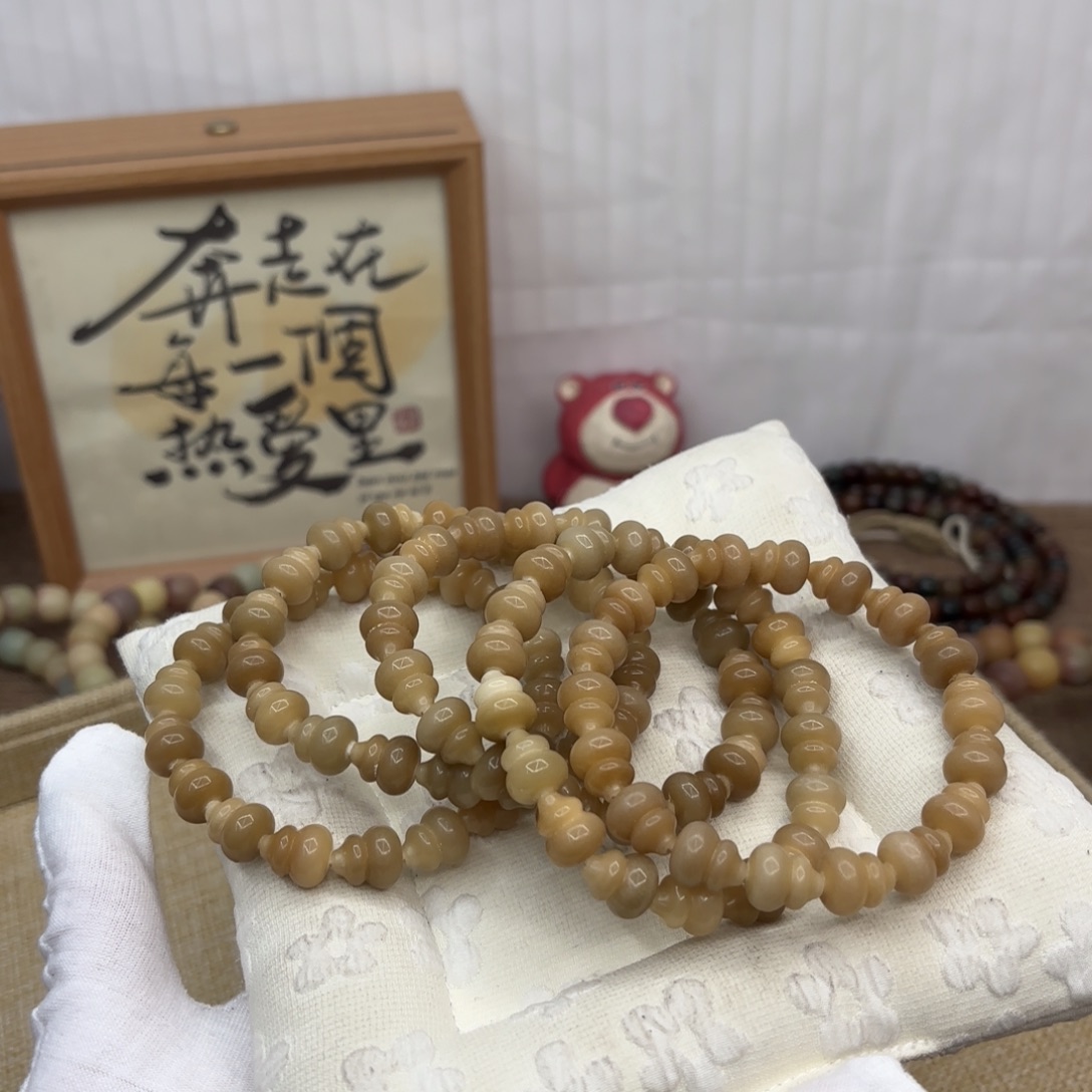 菩提根/象牙果吊坠12水磨原生态奶咖葫芦福利一锅281