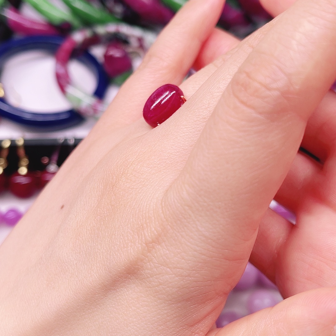 银S925镶嵌红宝石戒指