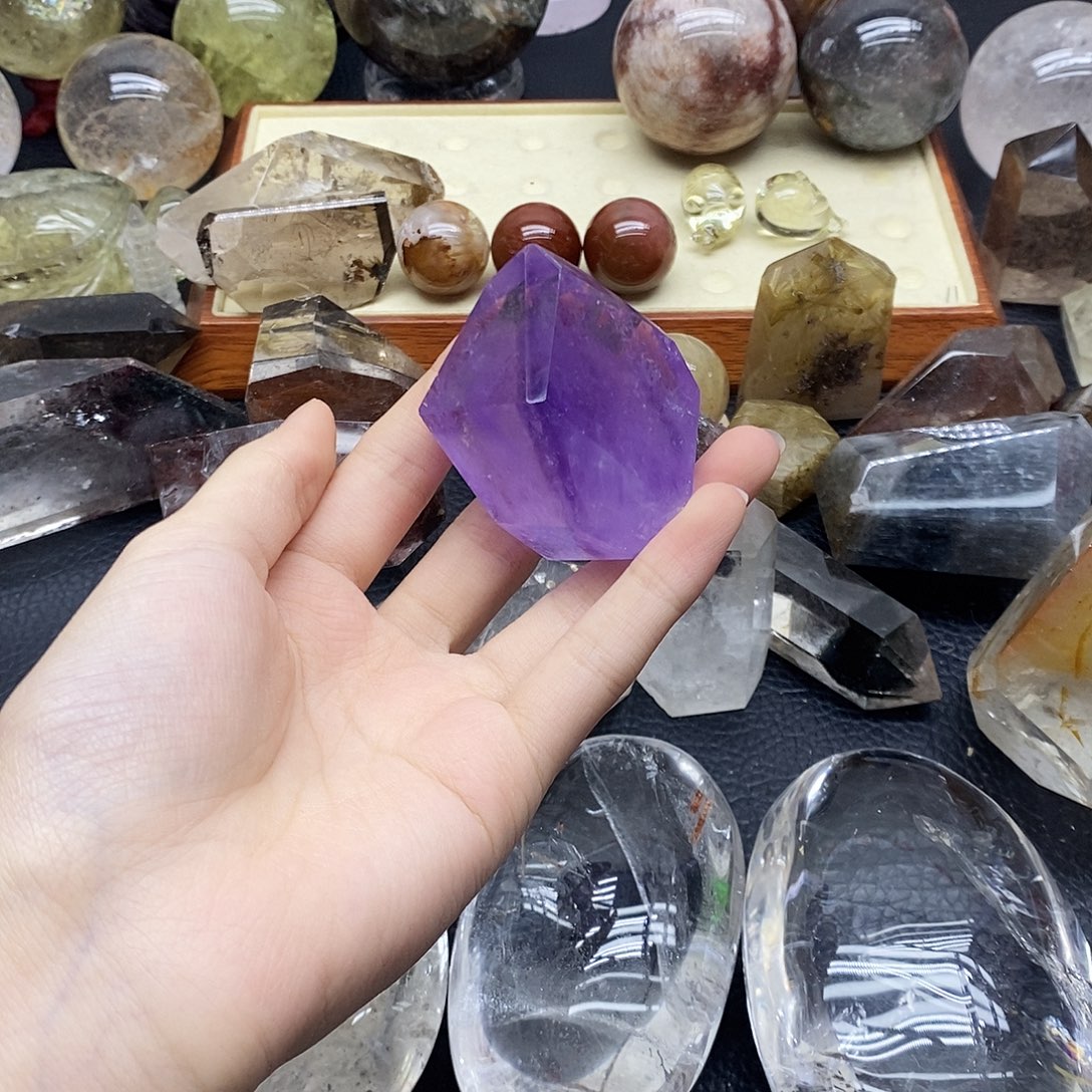 水晶未镶嵌珠宝半成品170水晶石