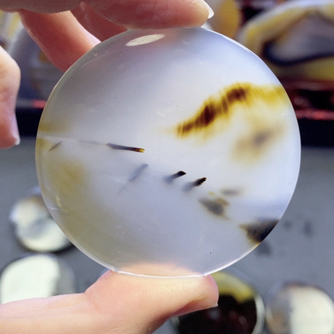 玛瑙/玉髓颈饰未镶嵌编号100