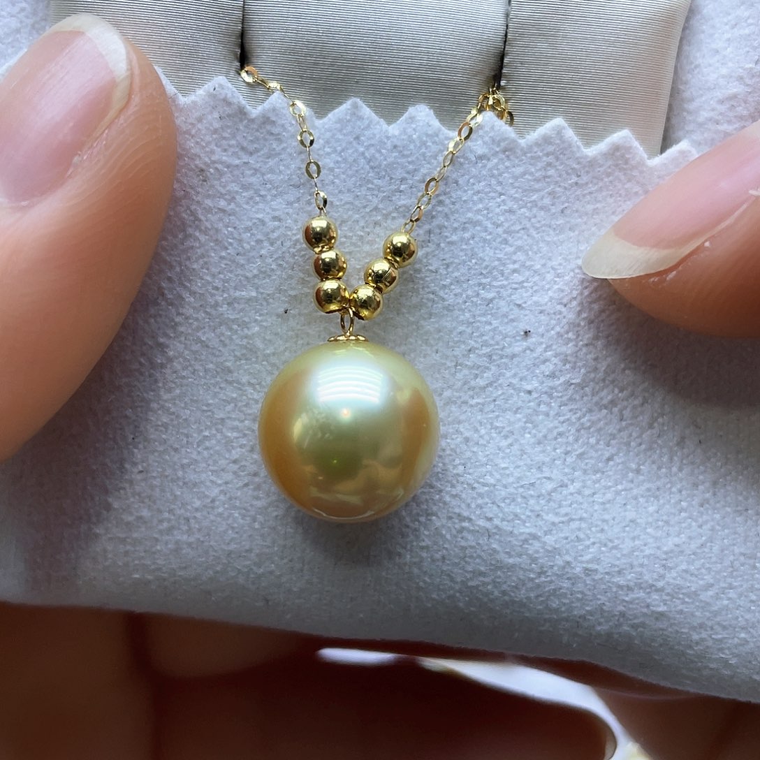 海水珍珠颈饰18K金镶嵌