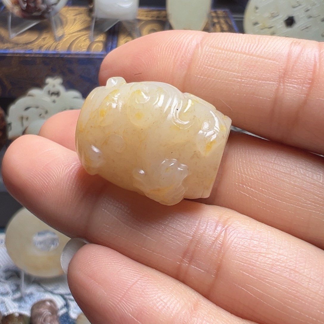 和田玉挂件未镶嵌秋*棠