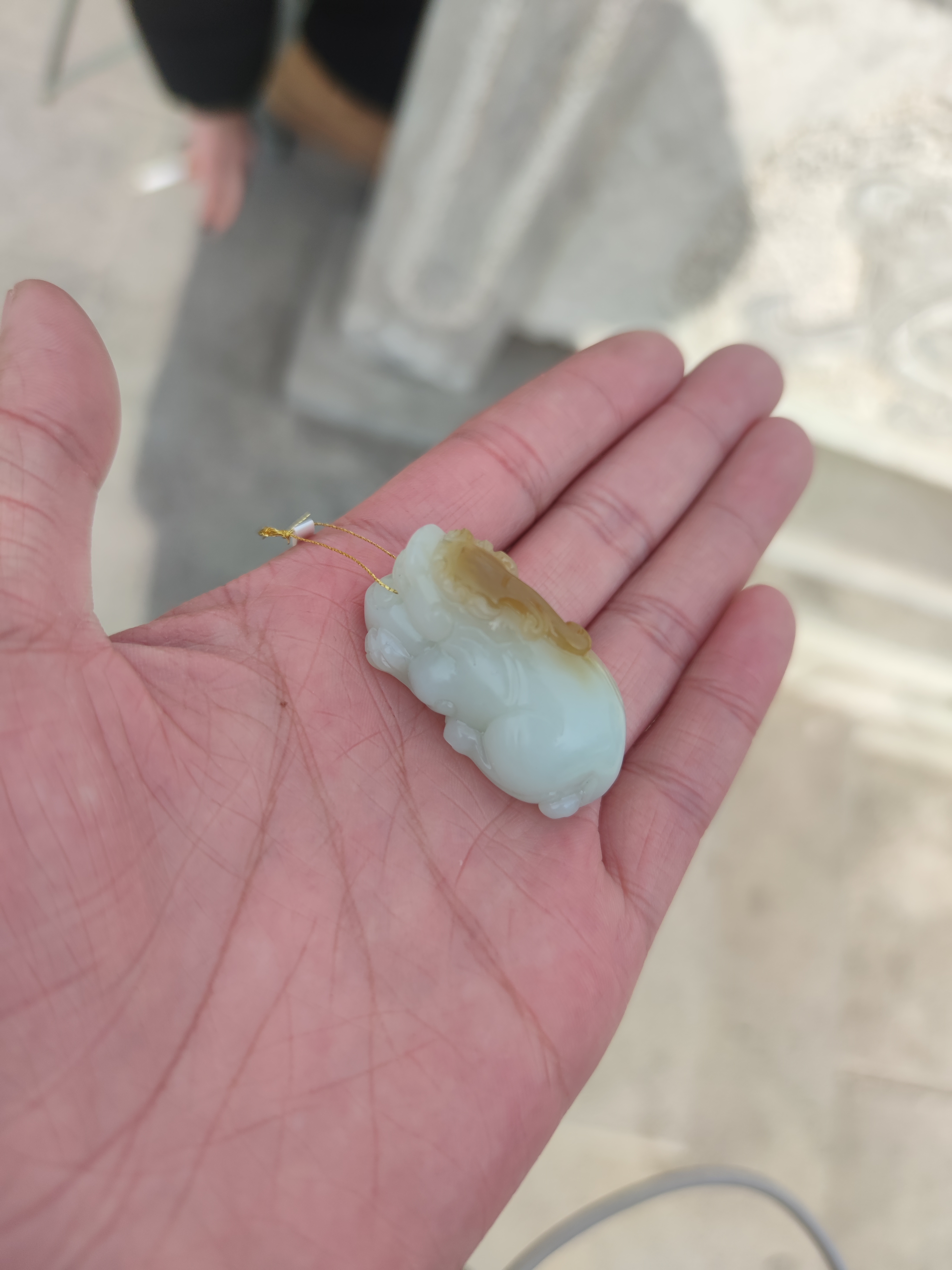 和田玉和田玉貔貅未镶嵌