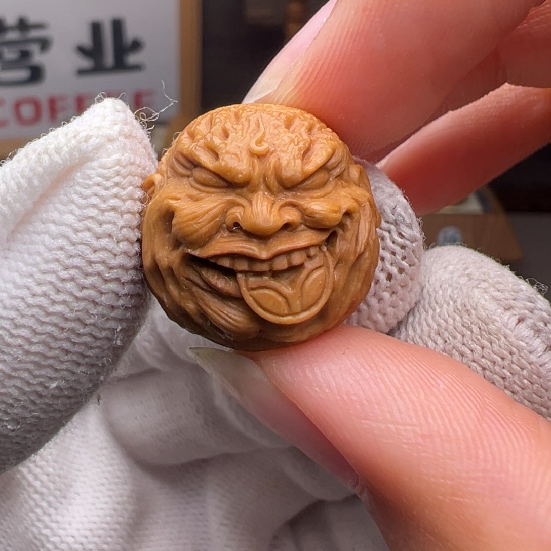 猴头核桃把件精修款见钱眼开18➕尺寸全品有正常封口线