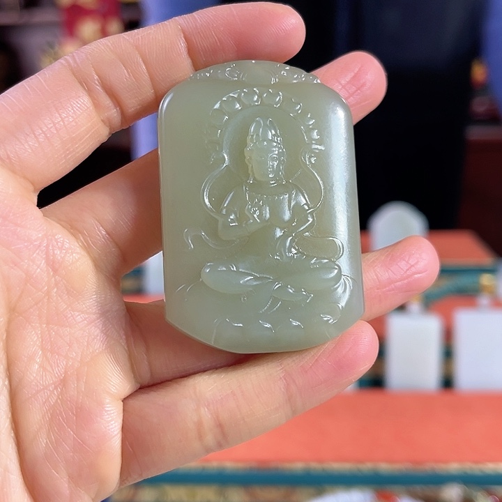 和田玉吊坠未镶嵌