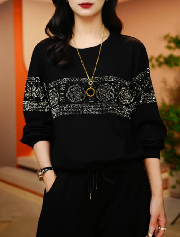 时尚山茶花-极简风减龄优雅轻奢时尚百搭气质上衣