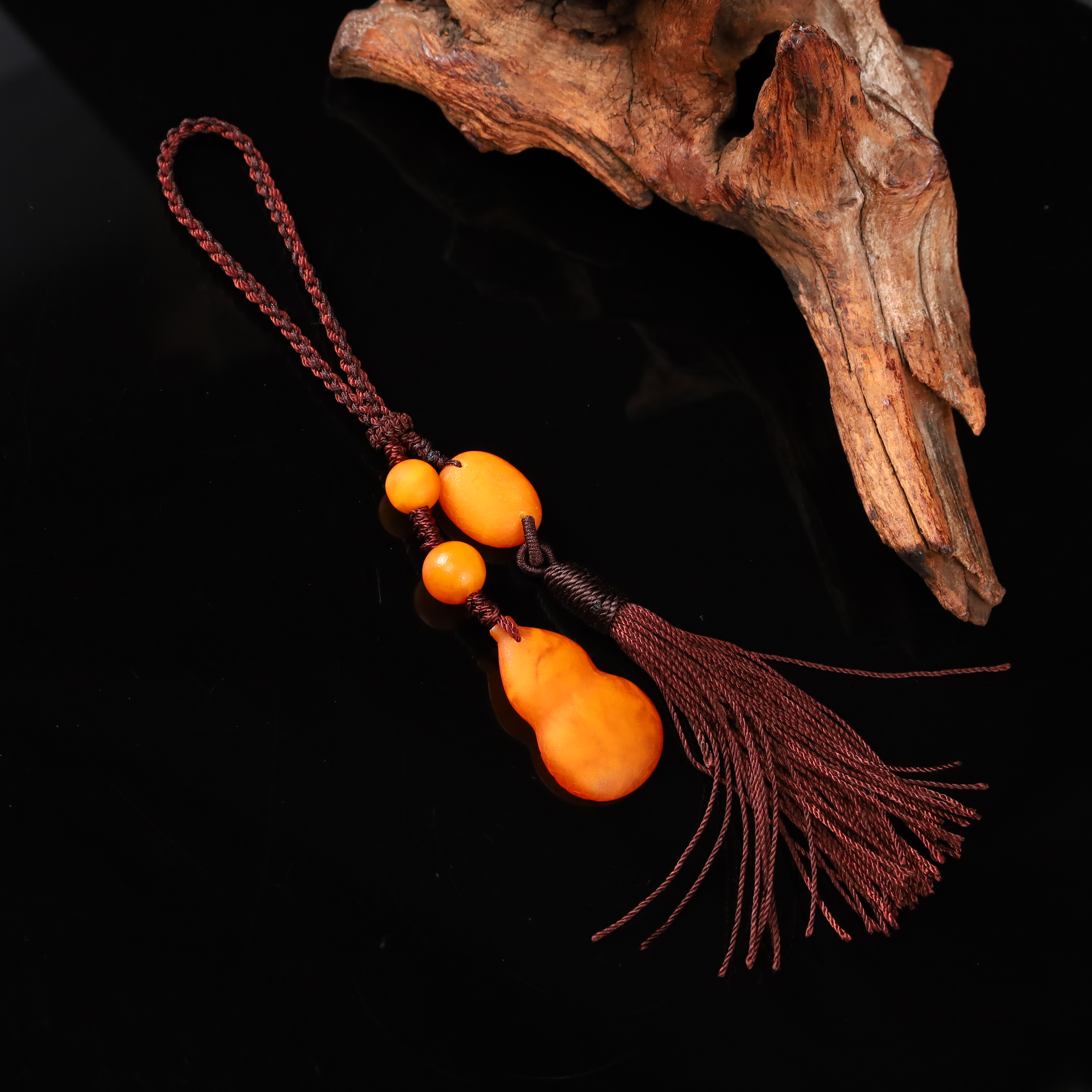 【葫芦】 蜜蜡葫芦老蜡包挂 YJ5120501