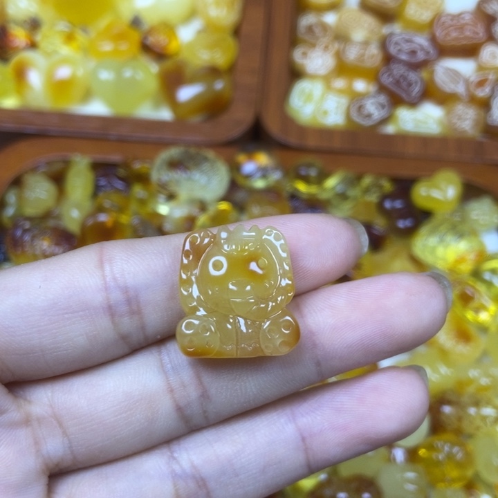 吊坠橄榄核大象106