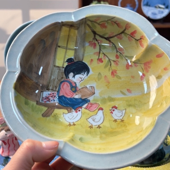 罐景德镇全手工手绘陶瓷