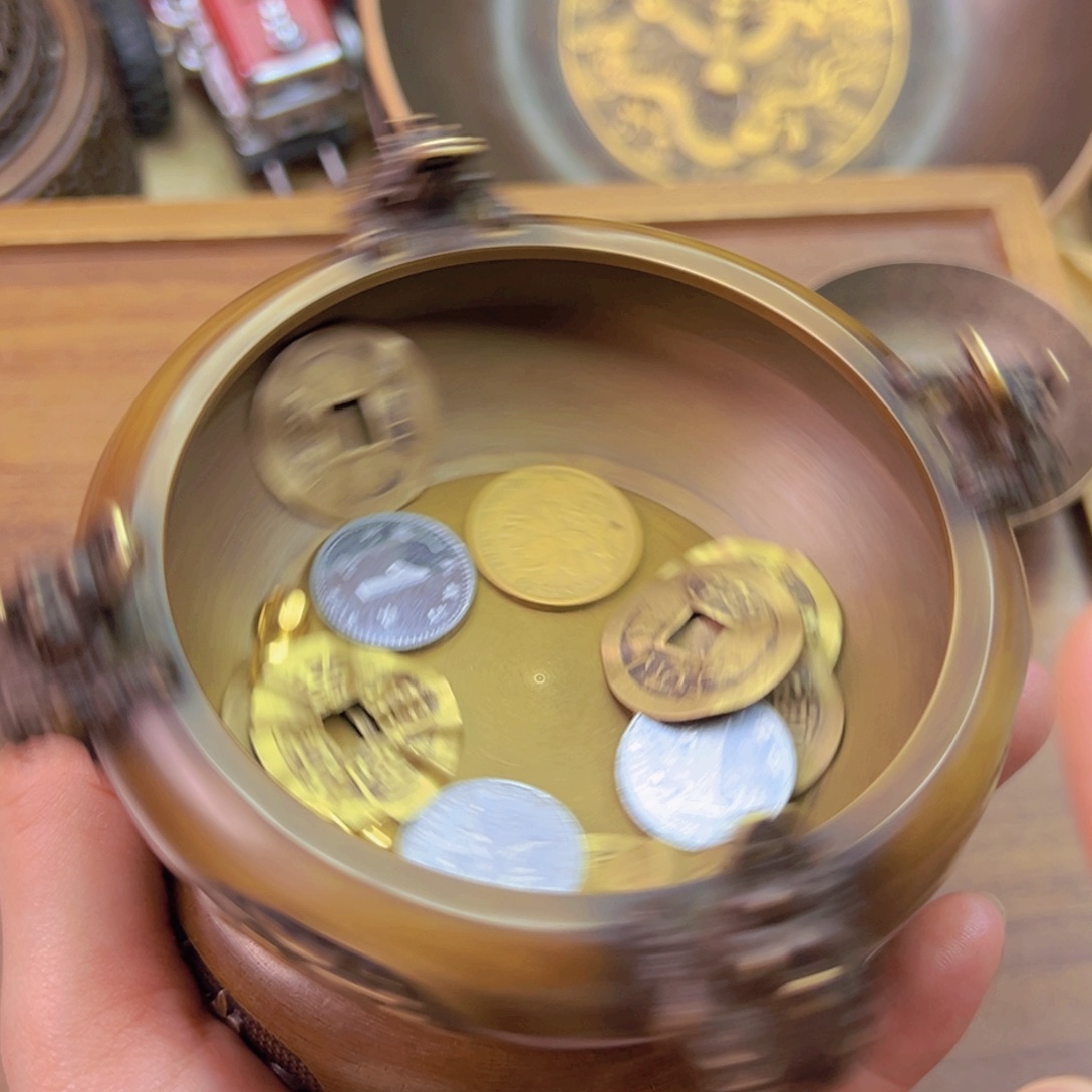 原矿风磨铜时来运转聚宝盆