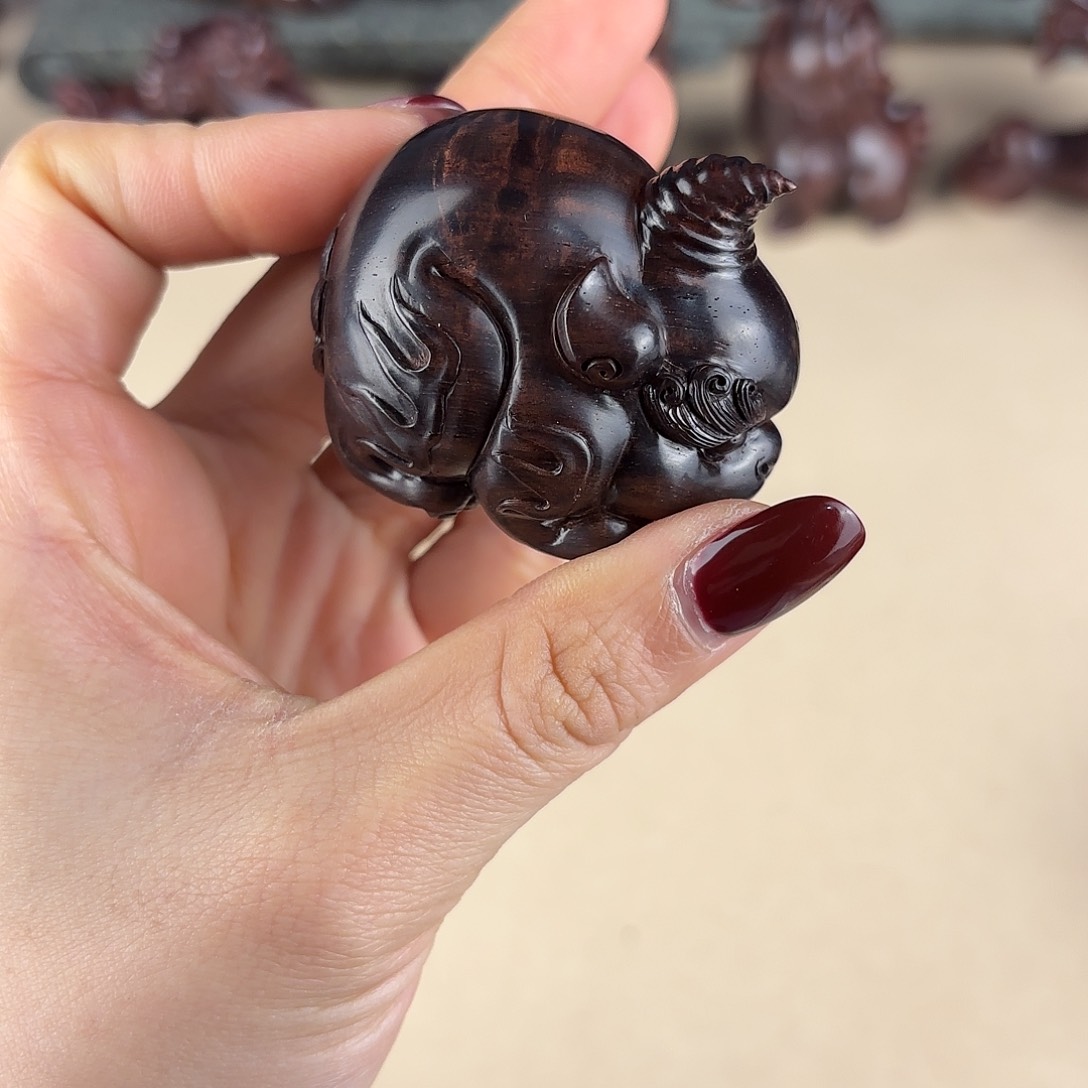 黄花梨/降香黄檀把件帽****家把件