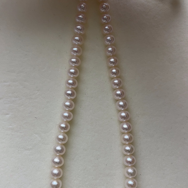 淡水珍珠银S925镶嵌颈饰卡6➕极光炫彩高品