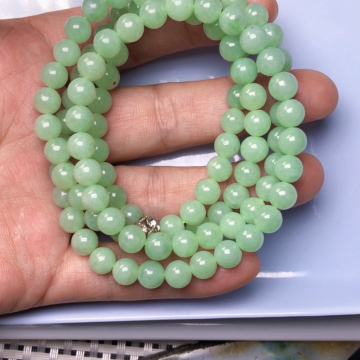 翡翠未镶嵌颈饰缅甸天然翡翠吊坠牌子珠子平安扣