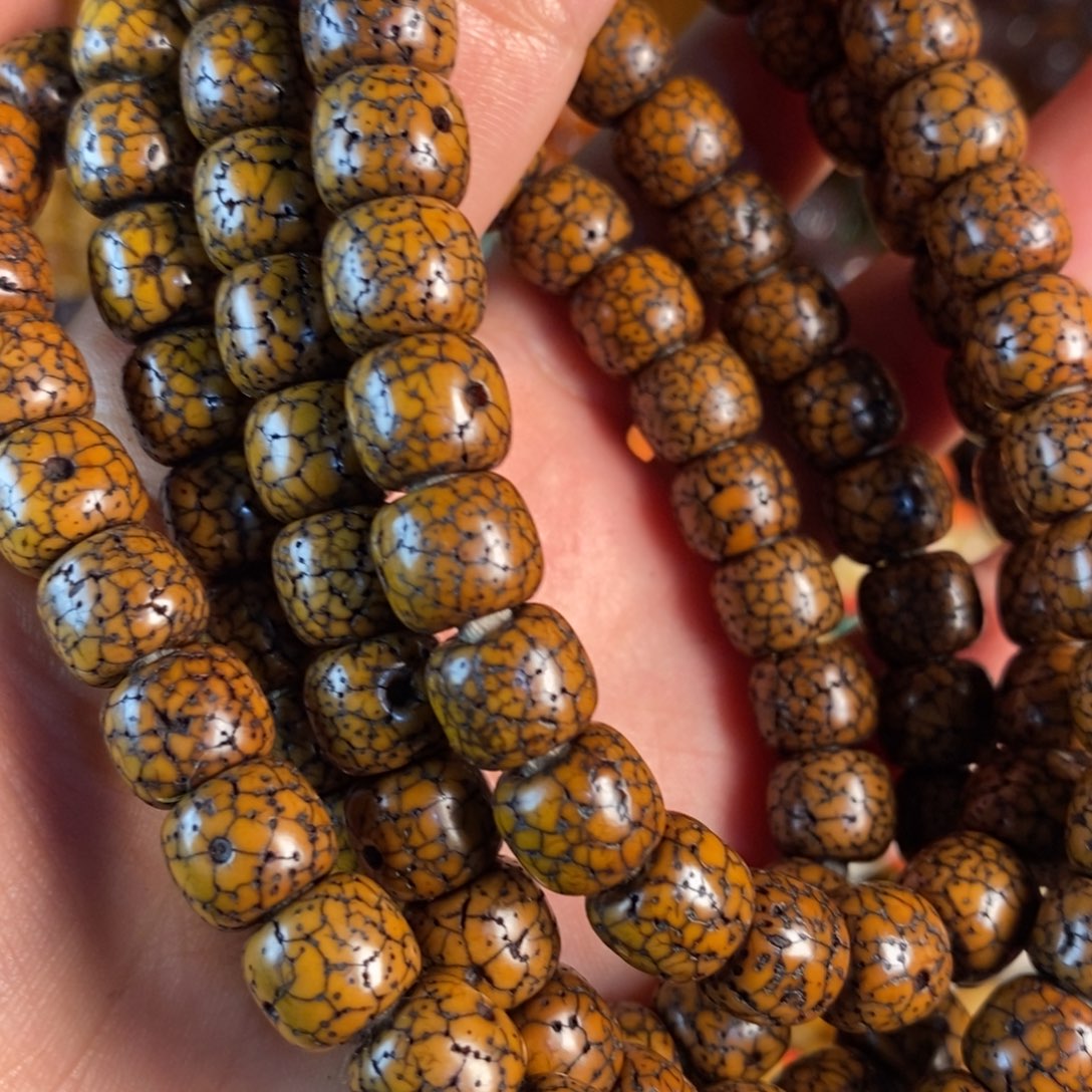 树脂制品藏传佛教文化108足数 佛串