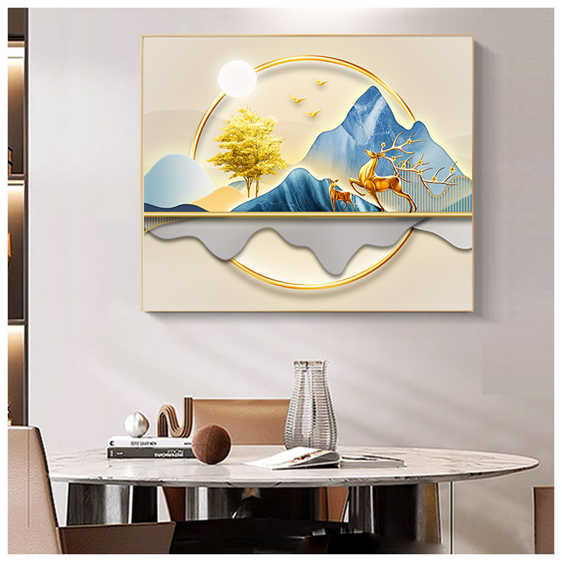 电表箱装饰画现代简约配电箱挂画遮挡电闸箱电盒总开关客厅餐厅画