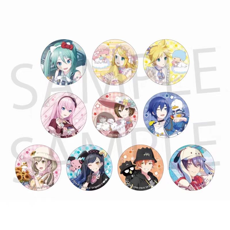 PJSK 世界计划三丽鸥联名C盒吧唧 徽章