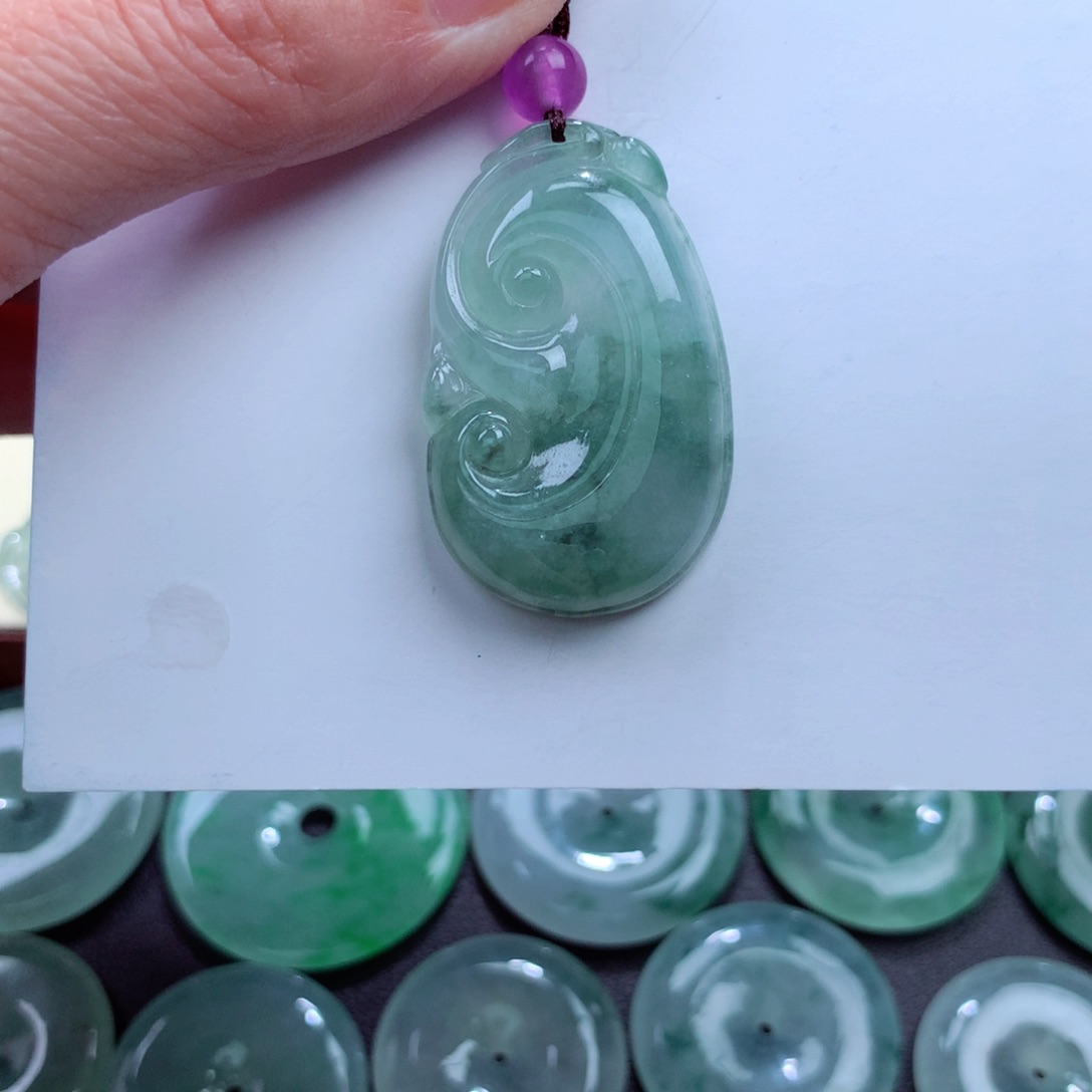 翡翠吊坠(不含链)未镶嵌