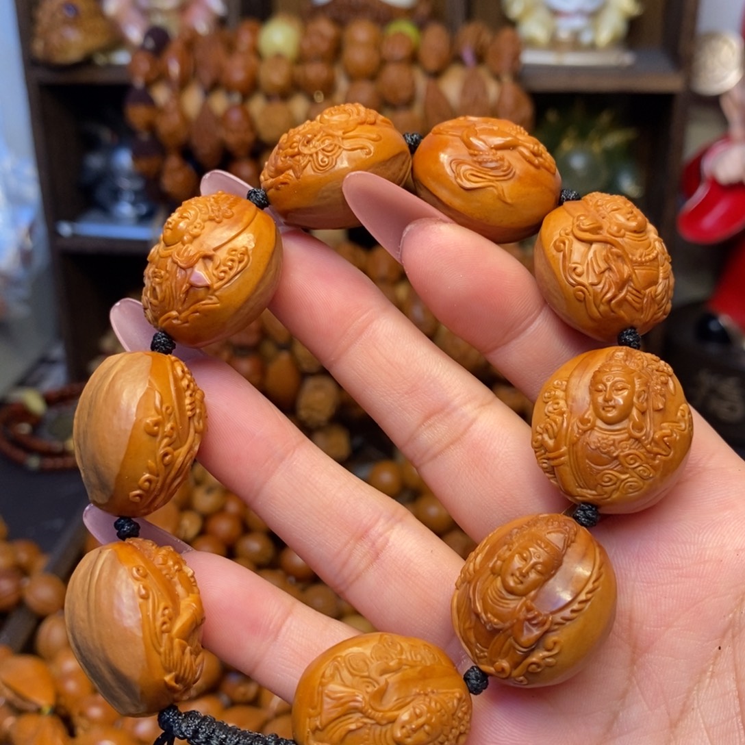 浪***黎手串/手链橄榄核微花特价