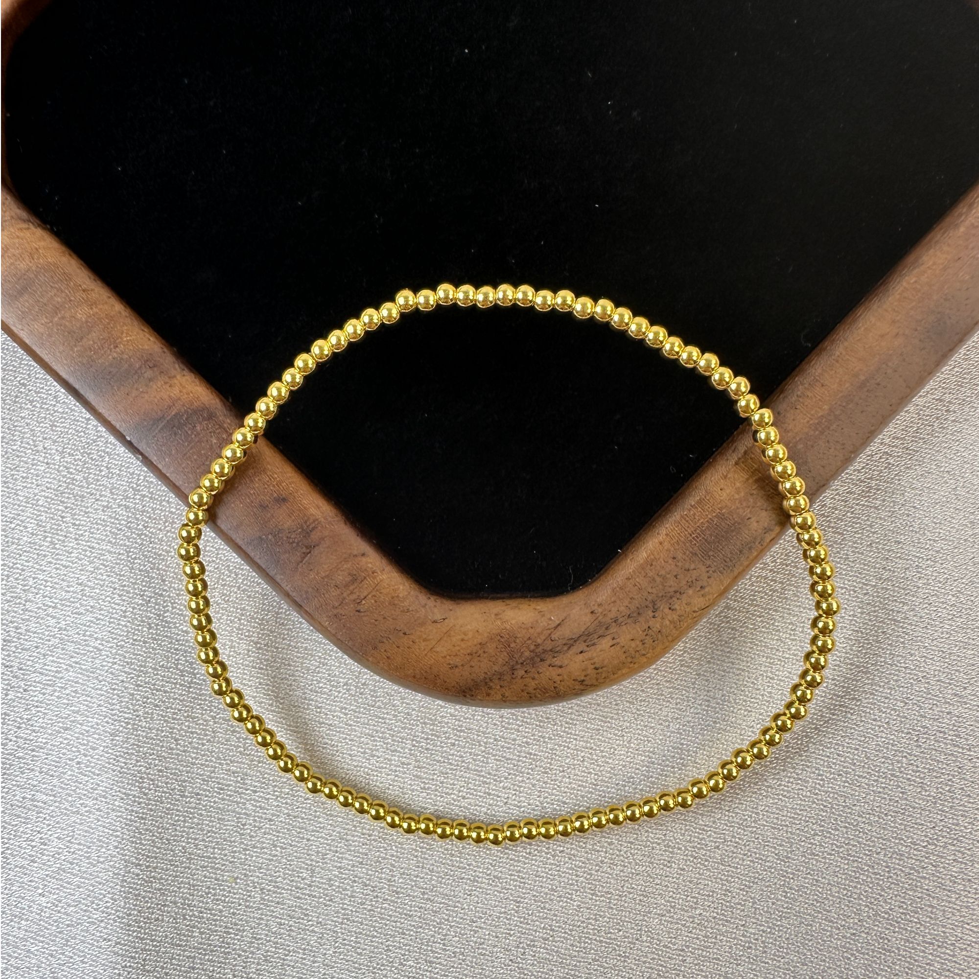 【足金999】素卡2m小金猪手串AA139