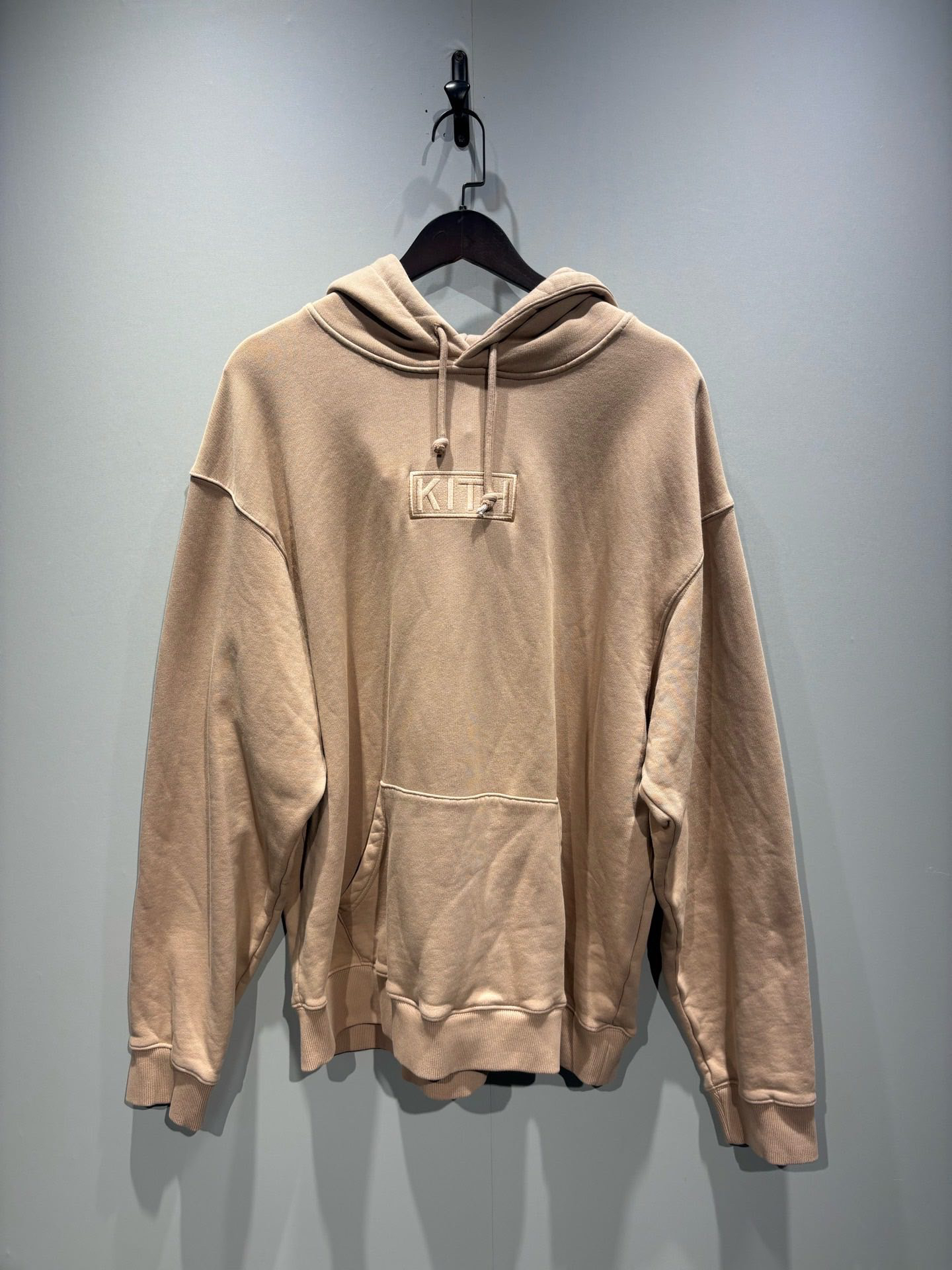 未使用 DIOR/迪奥 kITH box logo连帽卫衣/xl码/0082