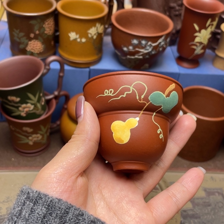 紫砂茶杯紫砂主人杯