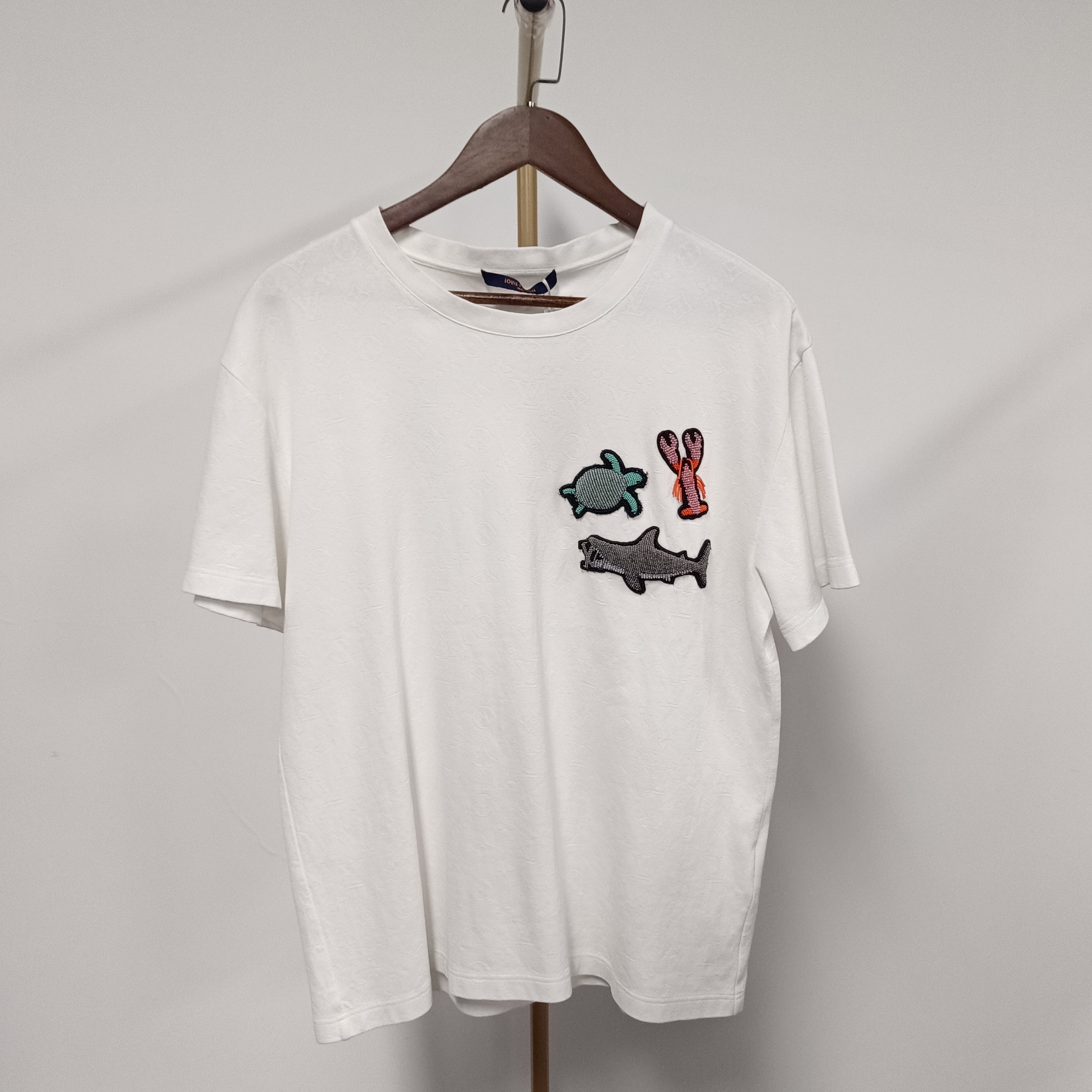 99新 LouisVuitton/路易威登 串珠短袖M N2023 长65胸围55编码7