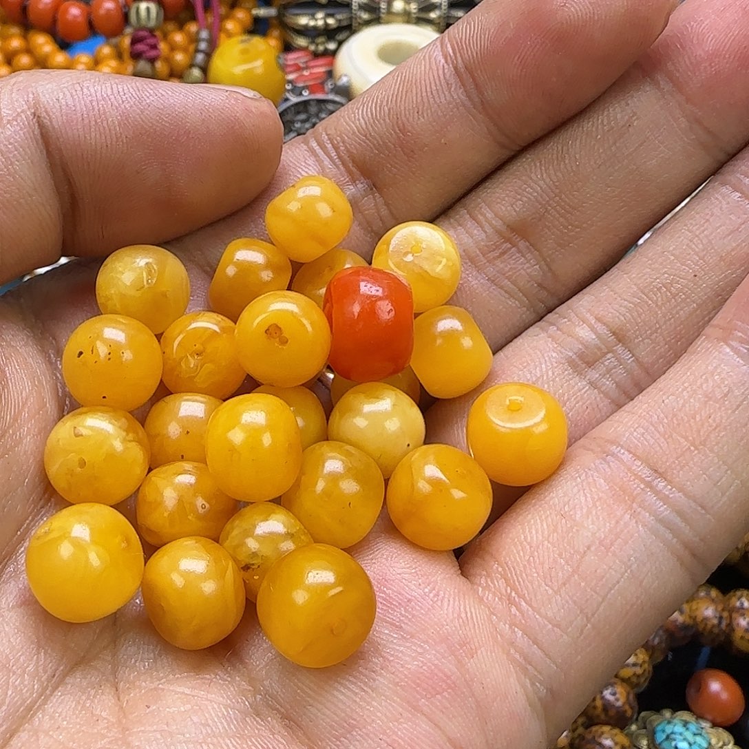 虎***线吊坠星月菩提藏传星月菩提念珠配饰